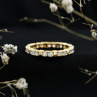 Lab Created Diamond Full Eternity Band Ring for Women Lab - ( EF-VS ) - Rosec Jewels
