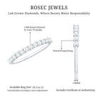 Rosec Jewels-Lab Grown Diamond Eternity Stackable Ring