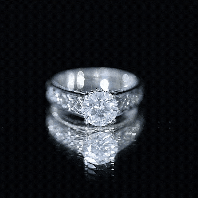 Certified 1.2 Carat Lab Grown Diamond Celtic Design Engagement Ring Lab - ( EF-VS ) - Rosec Jewels