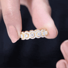 Classic Lab Grown Diamond Thick Wedding Band Lab - ( EF-VS ) - Rosec Jewels