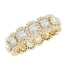 Classic Lab Grown Diamond Thick Wedding Band Lab - ( EF-VS ) - Rosec Jewels