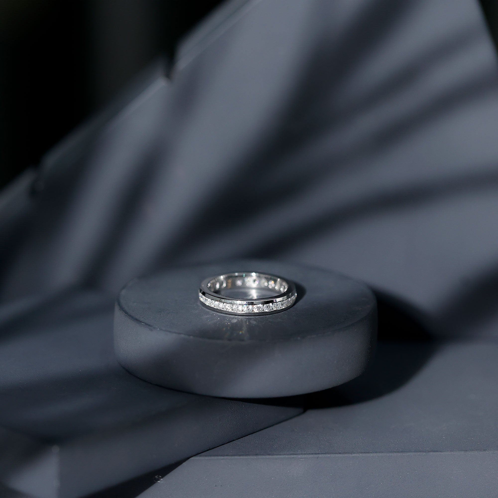 Rosec Jewels-Lab Grown Diamond Wedding Eternity Band For Women