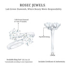 Rosec Jewels-Certified Lab Created Diamond Moi Et Toi Engagement Ring for Women