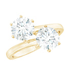Rosec Jewels-Certified Lab Created Diamond Moi Et Toi Engagement Ring for Women