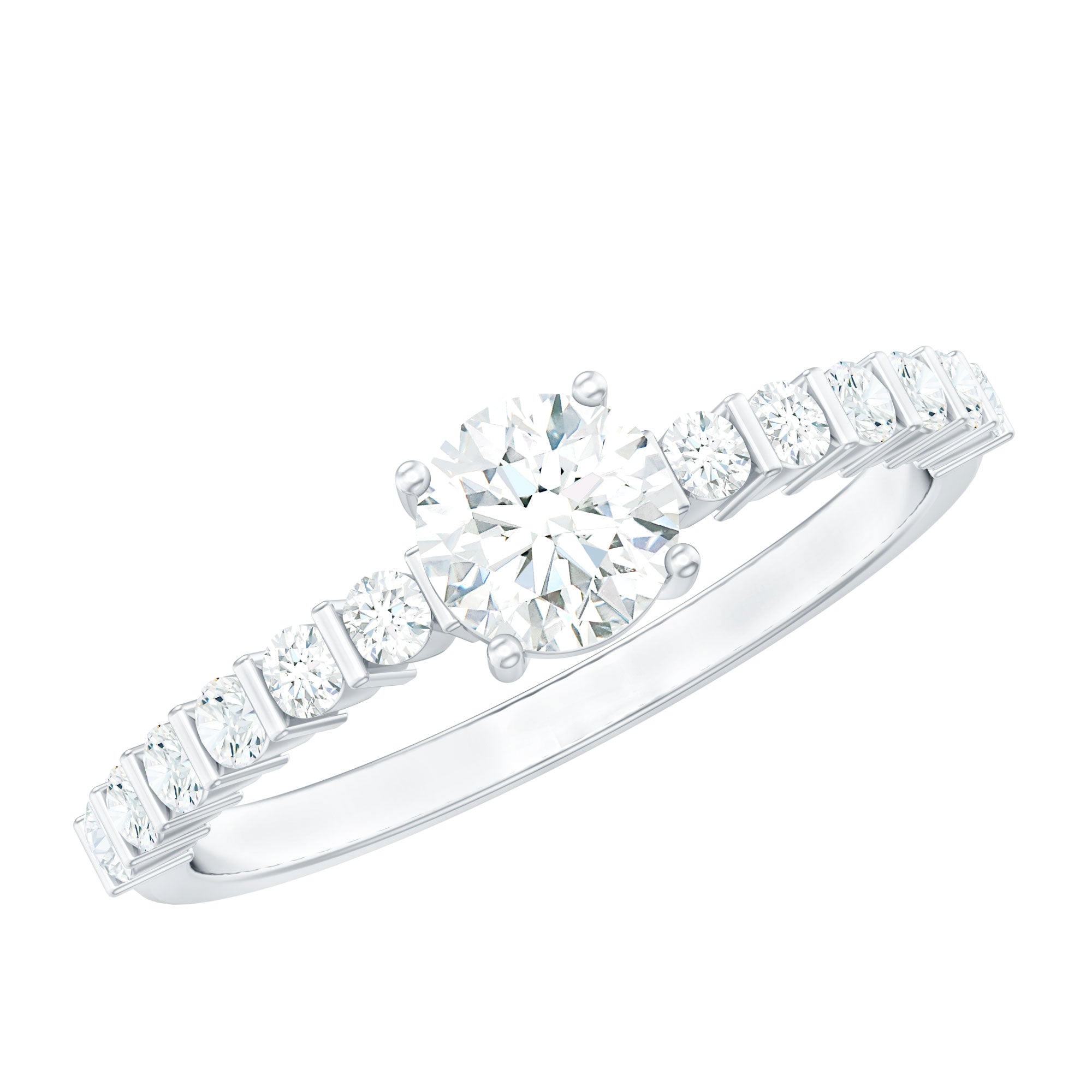 Rosec Jewels-Certified Lab Grown Diamond Simple Solitaire Ring