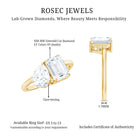 Rosec Jewels-Lab Created Diamond Moi Et Toi Engagement Ring for Women