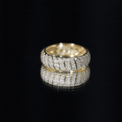 Rosec Jewels-Certified Lab Grown Diamond Wide Wedding Band for Women