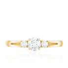 Rosec Jewels-Certified Lab Created Diamond Promise Commitment Ring for Her