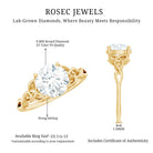 Rosec Jewels-Lab Created 2 Carat Diamond Celtic Knot Engagement Ring