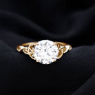 Rosec Jewels-Certified Celtic Knot Lab Grown Diamond Round Engagement Ring