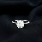 Rosec Jewels-2 Carat Lab Grown Diamond Engagement Ring With Twisted Rope