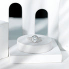 Rosec Jewels-Lab Grown Diamond Circle Engagement Ring With Rope Frame