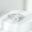 Rosec Jewels-Lab Grown Diamond Engagement Ring With Double Prongs