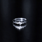 Certified Lab Created Diamond Wedding Anniversary Ring Lab - ( EF-VS ) - Rosec Jewels