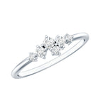 Certified Lab Created Diamond Wedding Anniversary Ring Lab - ( EF-VS ) - Rosec Jewels
