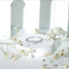 Certified Lab Created Diamond Wedding Anniversary Ring Lab - ( EF-VS ) - Rosec Jewels