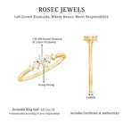 Rosec Jewels-Certified Lab Created Diamond Wedding Anniversary Ring