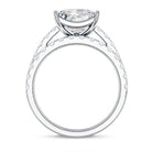 IGI Certified Huge 5 Carat Lab Grown Diamond Engagement Wedding Ring Set Lab - ( E-VS1 ) - Rosec Jewels