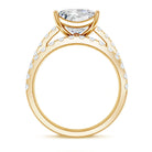 IGI Certified Huge 5 Carat Lab Grown Diamond Engagement Wedding Ring Set Lab - ( E-VS1 ) - Rosec Jewels
