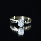 1.2 Carat Oval Lab Grown Diamond Ethically Sourced Engagement Ring for Women Lab - ( EF-VS ) - Rosec Jewels