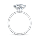 Solitaire 2 Carat Lab Grown Diamond Princess Cut Engagement Ring IGI Certified Lab - ( EF-VS ) - Rosec Jewels