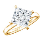 IGI Certified Lab Grown Diamond 3 Carat Princess Cut Engagement Ring Lab - ( EF-VS ) - Rosec Jewels