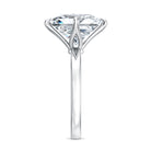 Solitaire 5 Carat Princess Cut Lab Grown Diamond Huge Engagement Ring with IGI Certificate Lab - ( EF-VS ) - Rosec Jewels