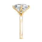 Solitaire 5 Carat Princess Cut Lab Grown Diamond Huge Engagement Ring with IGI Certificate Lab - ( EF-VS ) - Rosec Jewels