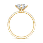 IGI Certified 2 Carat Lab Grown Diamond Princess Cut Wedding Ring Set Lab - ( E-VS1 ) - Rosec Jewels