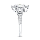 IGI Certified 2 Carat Lab Grown Marquise Diamond Engagement Ring with Split Shank Lab - ( E-VS1 ) - Rosec Jewels