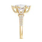IGI Certified 2 Carat Lab Grown Marquise Diamond Engagement Ring with Split Shank Lab - ( E-VS1 ) - Rosec Jewels