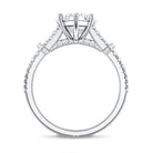 Vintage Inspired Marquise Cut Lab Grown Diamond Split Shank Engagement Ring IGI Certified 3 Carat Lab - ( E-VS1 ) - Rosec Jewels