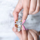 IGI Certified 3 Carat Lab Grown Diamond Oval Engagement Ring for Women Lab - ( E-VS1 ) - Rosec Jewels