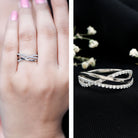 Rosec Jewels-Certified Lab Grown Diamond Orbit Ring for Women