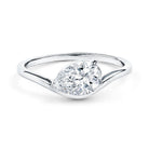 Rosec Jewels-1.3 Carat Pear Shaped Lab Grown Diamond Solitaire Engagement Ring