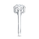 Rosec Jewels-4 Carat Lab Grown Diamond Three Stone Engagement Ring IGI Certified