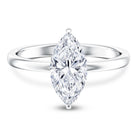 IGI Certified Marquise Cut Lab Created Diamond Solitaire Engagement Ring 2 Carat Lab - ( E-VS1 ) - Rosec Jewels