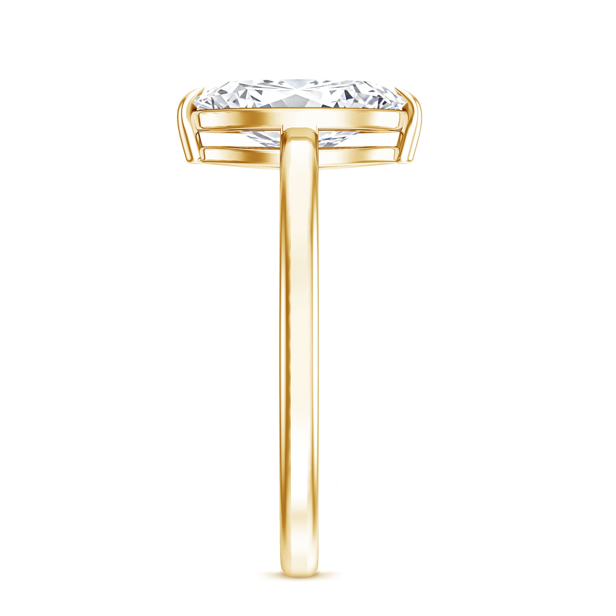 Rosec Jewels-IGI Certified Lab Grown 1 Carat Diamond Marquise Engagement Ring Solitaire