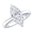 Rosec Jewels-Solitaire 3 Carat Lab Grown Diamond Marquise Engagement Ring IGI Certified