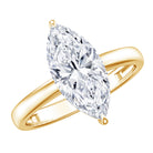 Rosec Jewels-Solitaire 3 Carat Lab Grown Diamond Marquise Engagement Ring IGI Certified
