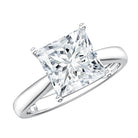 Rosec Jewels-IGI Certified Lab Grown 3 Carat Diamond Princess Cut Engagement Ring Solitaire