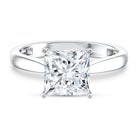 Rosec Jewels-IGI Certified Lab Grown 3 Carat Diamond Princess Cut Engagement Ring Solitaire