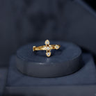 Rosec Jewels-Certified Lab Grown Diamond Cross Ring