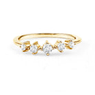 Rosec Jewels-Graduated Style Lab Grown Diamond Promise Ring for Women