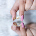 Rosec Jewels-Minimalist Lab Grown Diamond Stacking Ring with Beaded Detail