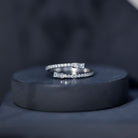 Rosec Jewels-Certified Baguette and Round Lab Grown Diamond Wrap Promise Ring