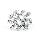 Rosec Jewels-Nature Inspired Lab Grown Diamond Leaf Wrap Ring with Certificate