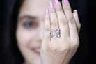 Rosec Jewels-Nature Inspired Lab Grown Diamond Leaf Wrap Ring with Certificate