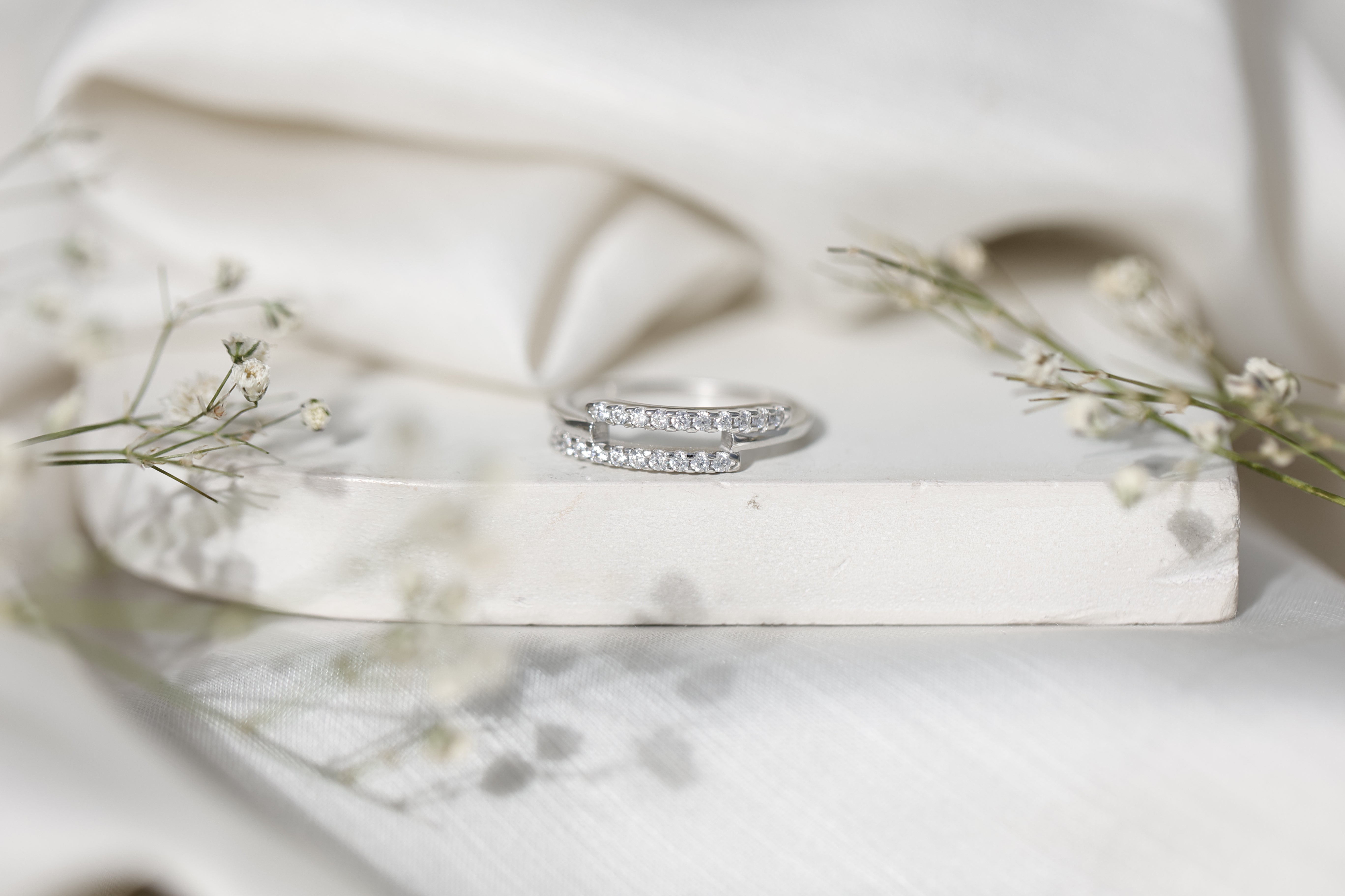 Rosec Jewels-Round Cut Minimalist Lab Grown Diamond Anniversary Ring Band