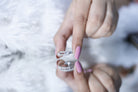 Rosec Jewels-Round Cut Minimalist Lab Grown Diamond Anniversary Ring Band